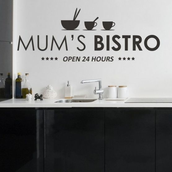 Mum's Bistro надпись на кухню