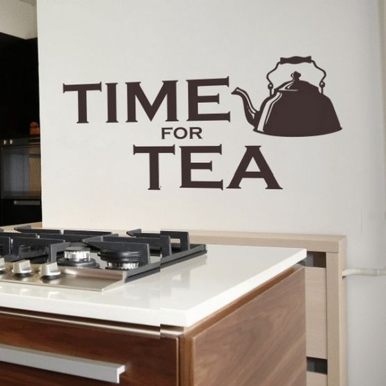 Трафарет Время для чая
