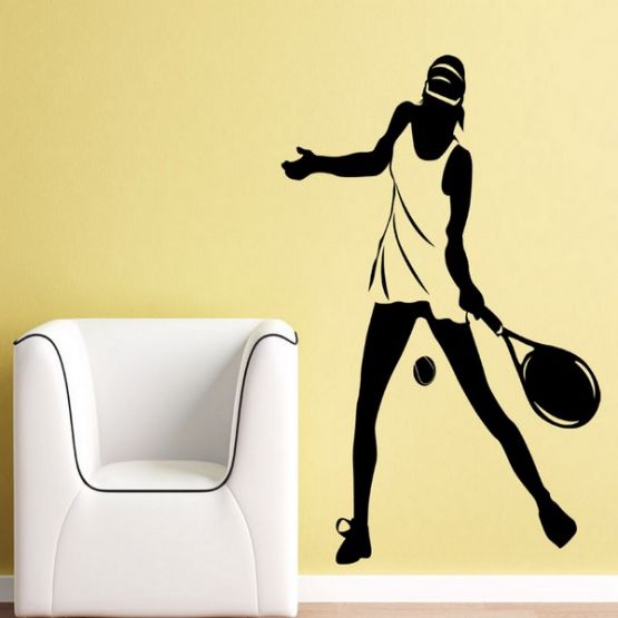 Наклейка Теннисистка