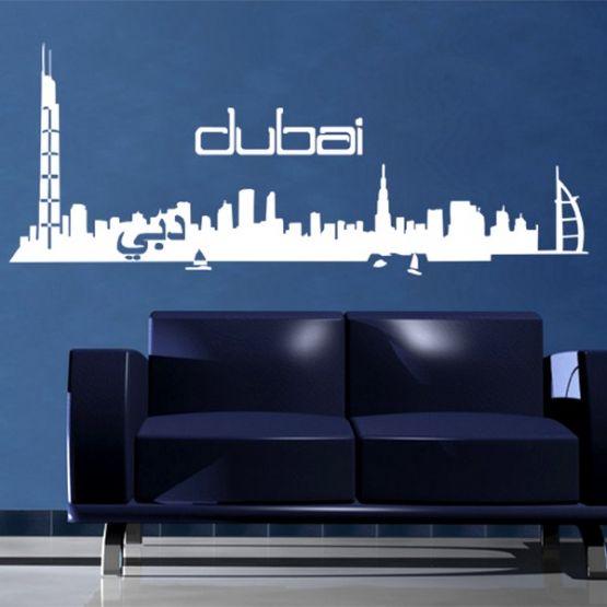 Наклейка Город Дубай