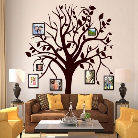 Дерево рисунок на стене трафарет (47 фото)