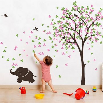 Оживите стены вашей детской комнаты с помощью трафаретов!
